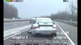 Porsche bestuurder CRASHT - Porsche GT3! [Wegmisbruikers]