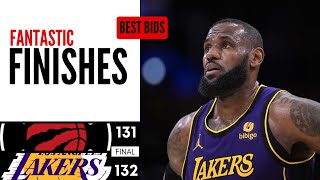 Final 3:52 CLOSE ENDING Raptors vs Lakers | January 9, 2024