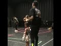 Chris brown playing with his daughter royalty hair while he dancing so cute