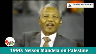 (1990) Nelson Mandela on PALESTINE, ISRAEL