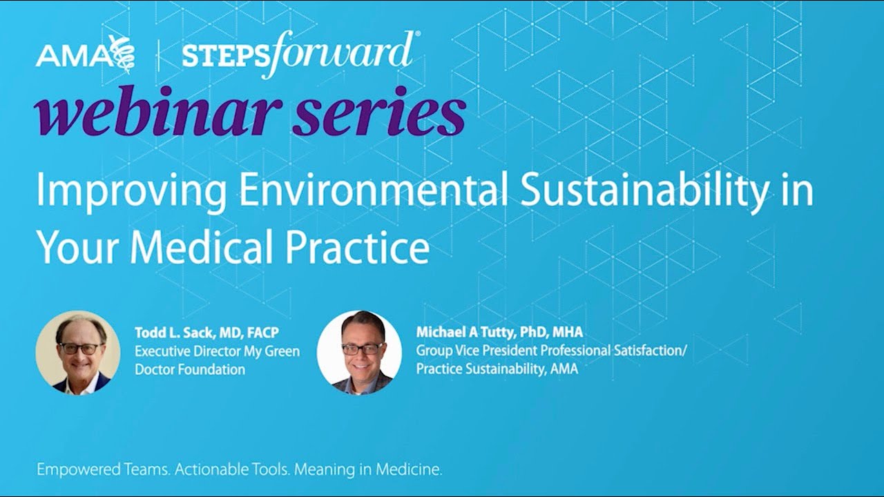 Improving Environmental Sustainability In Your Medical Practice - YouTube