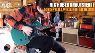 No Talking...Just Tones | Nik Huber Krautster II - Aged Pelham Blue Custom High Gloss