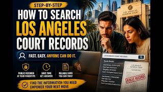 How to search in Los Angeles superior court public records