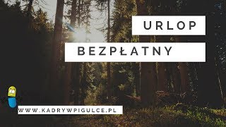 Urlop bezpłatny