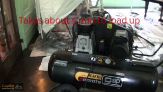 REVIEW   SIP AIRMATE HP 4 0 150lt Pro Tech  Air compressor 14 CFM Best air compressor