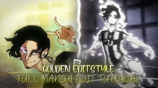 Complete Manga Edit Tutorial in CapCut | Aura, Clone, Null & Golden Effects
