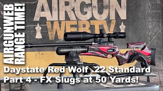 Daystate Red Wolf .22 Can it shoot FX Hybrid slugs at 50 yards?