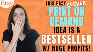 This $14k/mo Print On Demand Etsy Idea Is Selling Like CRAZY!! Etsy Store Ideas, Etsy Tips, Etsy SEO