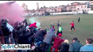 Antella-Grassina 0-1. La festa dei tifosi rossoverdi