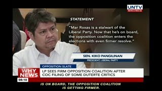 Liberal Party sees alliance after COC filing in COMELEC