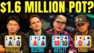 $35,000 Straddle?!? Alan Keating Has POCKET ACES in Wild Hand
