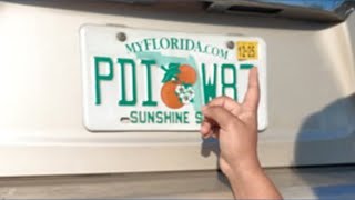 Florida Bill filed to eliminate car tag decals
