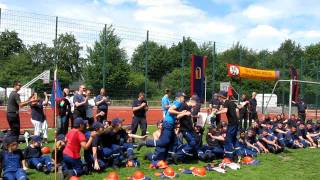 Jugendfeuerwehr Moorrege - Jubel bei der Siegerehrung Zeltlager Tornesch