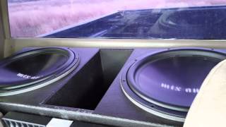 15 inch MTX TR75 in probox and rockford T1500 amp