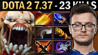 Lifestealer Gameplay Miracle with 23 Kills and Aghanims - Dota 7.37