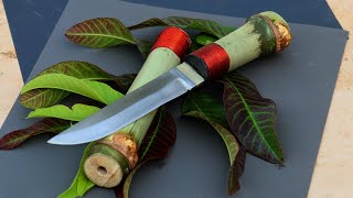 Hidden Bamboo Knife - Making Secret Bamboo out of a Rusty File