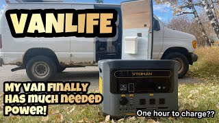 Full Time VANLIFE | VTOMAN FlashSpeed1500 | coffee and video games and staying WARM oh my! VLOG#11