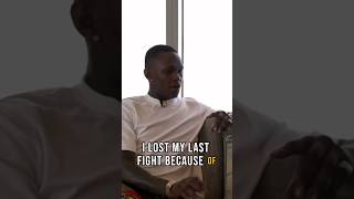 Israel Adesanya Explains Why He Lost To Strickland #boxing #shorts #ufc #youtube