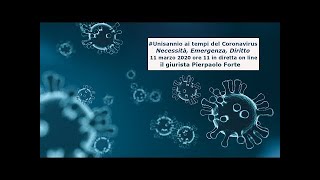 Unisannio ai tempi del Coronavirus - Pierpaolo Forte