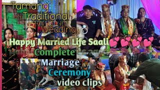 Tamang traditional wedding 💍 ceremony, #Saali ko marriage party, Happy marriage life Saali🙏🙏