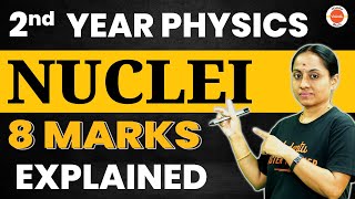 8 Marks Questions from Nuclei | IPE Exam | Inter 2nd year Physics | Rama Ma'am | Vedantu Telugu