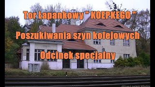 Poszukiwania szyn kolejowych Gdynia Wielki Kack tor Łapankowy Koepkego Magistrala Węglowa D29-201