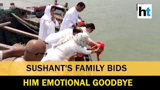 Sushant Singh Rajput's ashes immersed in Ganga, family bids tearful adieu