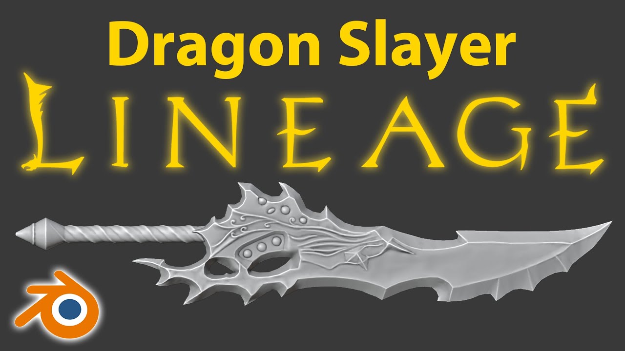 Dragon Slayer From Lineage 2 • 3D Modeling In Blender 3.3 • @FunLab3D ...