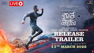 Radhe Shyam (Telugu) Release Trailer Live Count | Prabhas | Radha Krishna | 11th March Release