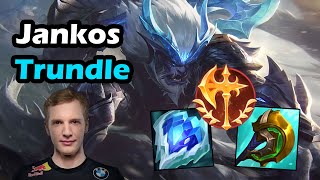 G2 Jankos Trundle jungle Full game - League of Legends