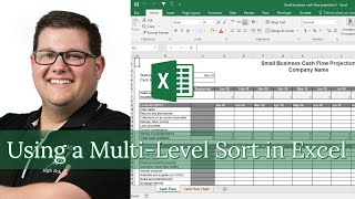Excel 2016 Exam 77-727 - Using a Multi-Level Sort