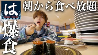 【はま寿司】回転寿司で朝からぼっち飯。勝手に食べ放題したら何皿食べれるの？