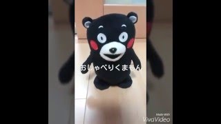 【くまモン】可愛すぎる【 マネしておしゃべりお散歩ぬいぐるみ】