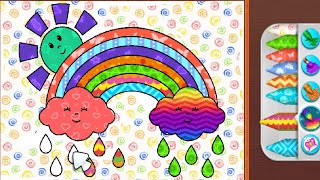 How to Draw a Rainbow and Clouds  Easy Drawing for Beginners