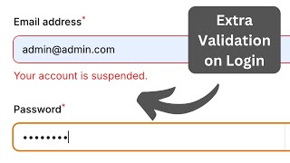 Filament Login Form: More Validation Rules