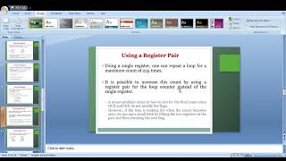 Microprocessor Topic:Counters and Time Delays