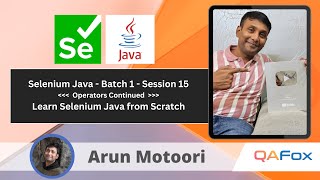 Day 15 - Core Java - Operators Continued | Selenium Java - Batch 1