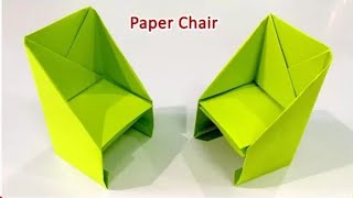 How to make origami chair step by step/#papercraft #crafts'philia #easycraft