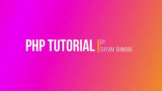 Defining a function in php[Part 5]