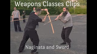 Koryu Martial Arts Class Clips - Naginata and Sword