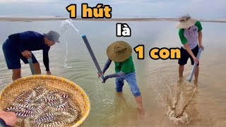 Hút Tôm Tít Sữa Nấu Nồi Mì Ăn Sáng Trên Biển | Cuộc Sống Nông Thôn