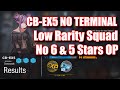 Arknights CB-EX5 No Terminal Upgrade Low Rarity Squad No 6 & 5 Stars OP