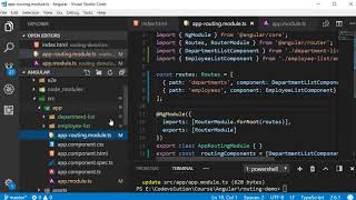Angular 8 Tutorial 23 Routing and Navigation