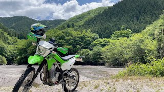 KLX230 Dual Sport touring in Japan