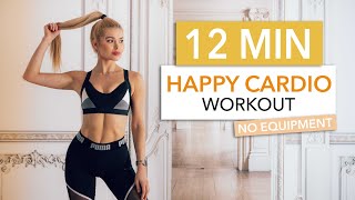 12 MIN HAPPY CARDIO - a good mood High Intensity Choreo / No Equipment I Pamela