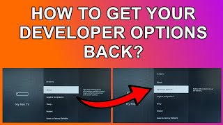 How to get developer options on firestick - April 2024 Update