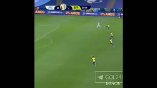 Di Maria Goal vs Brazil Copa America Final Argentina Winners