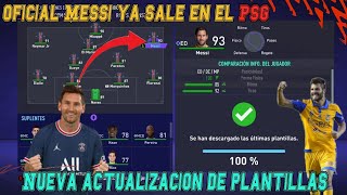 Increíble Nueva Actualización de Plantillas / Messi en el PSG FIFA 21