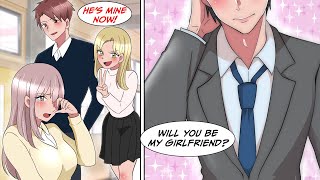 [Manga Dub] After the pretty girl in class stole my boyfriend, I was crying... Then the quiet boy...