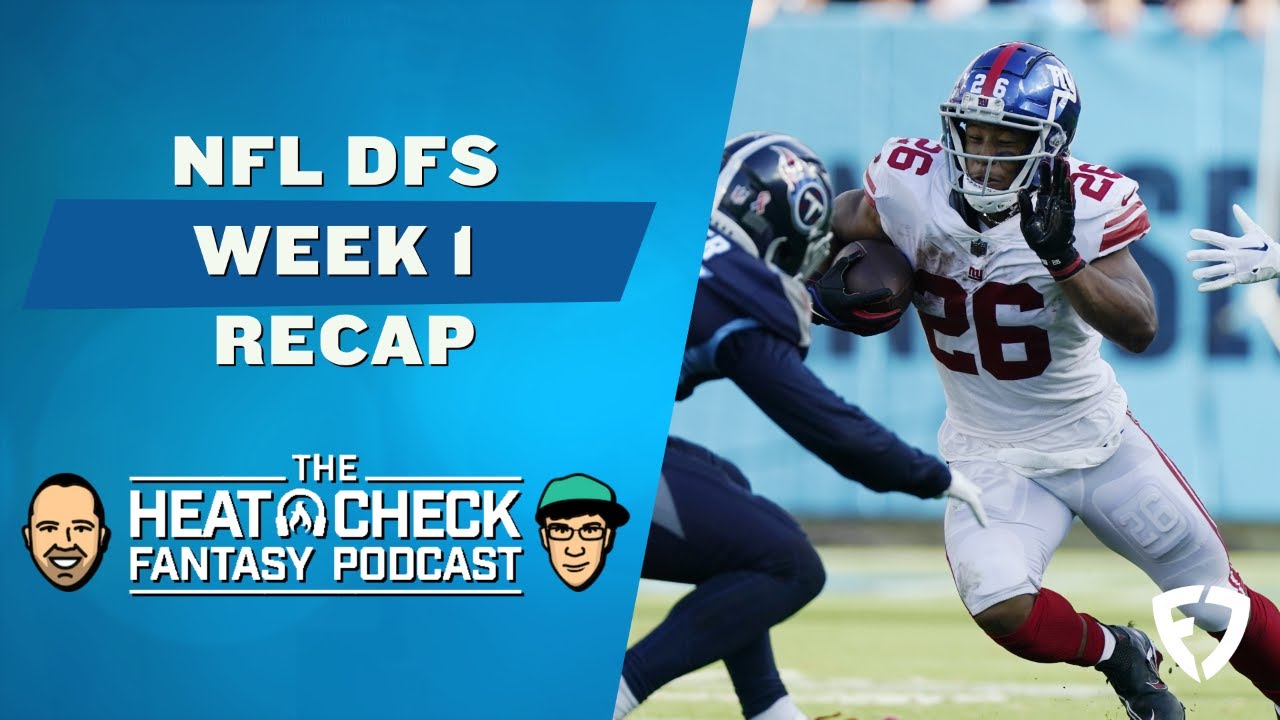 NFL DFS Week 1 Recap | Heat Check Podcast - YouTube